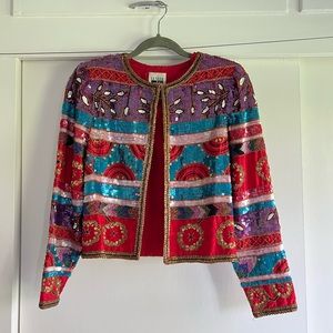 Beautiful Vintage Beaded Jacket